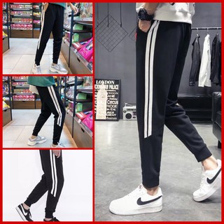 Quần Jogger Nỉ 2 Sọc Kiểu