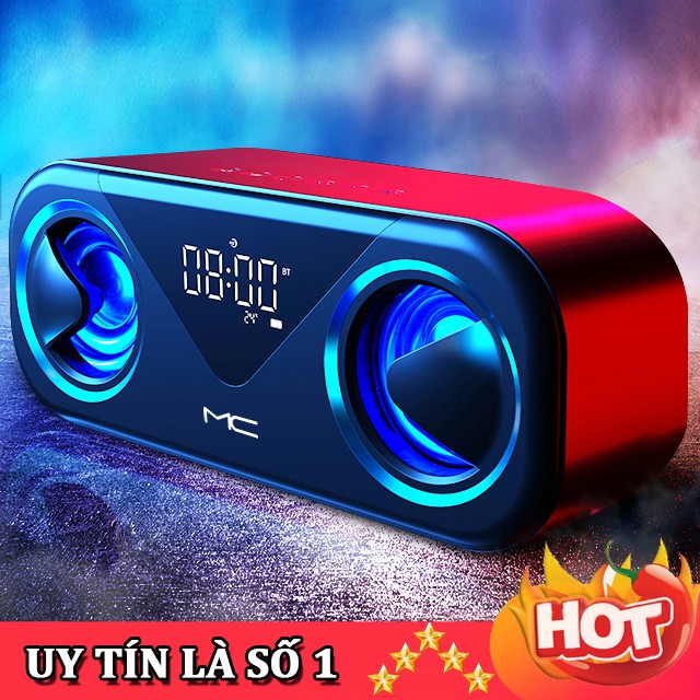 [RẺ NHẤT SHOPEE] Loa Bluetooth KHông Dây MC H9 Cầm Tay, Hiệu Ứng Đen Led Mắt Cú, Âm Thanh Cực Đập Cực Căng