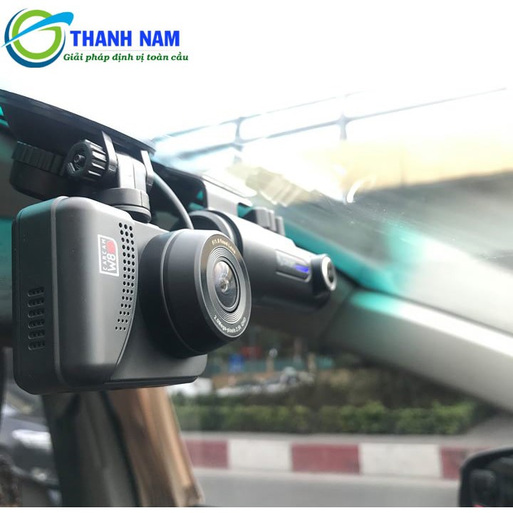 Camera hành trình Carcam W8S Ghi hình trước tích hợp đọc biển báo tốc độ, có GPS, Wifi (Miễn phí lắp đặt)