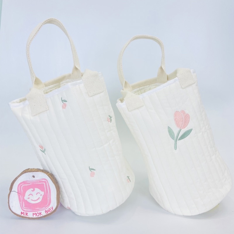 Túi Đựng Bình Sữa Và Đồ Dùng Hoạ Tiết Dotodot Cho Bé Siêu Dễ Thương MIKMOKBABY