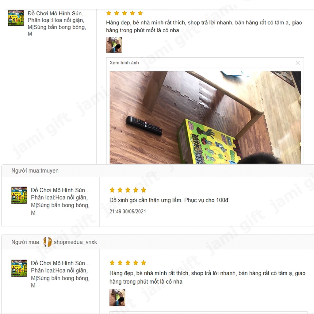 Mô Hình Plant Phun Xốp Viên Tiêu Diệt Zombie - Đồ Chơi Cho Bé Hoa Quả Nổi giận