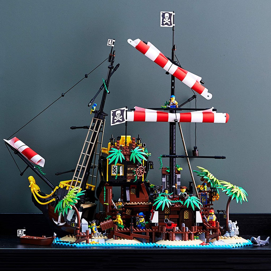 21322 Đồ chơi lắp ráp Iego Ideas Pirates of Barracuda Bay - Bộ đồ chơi Đồ chơi lắp ráp Iego Đảo Hải tặc