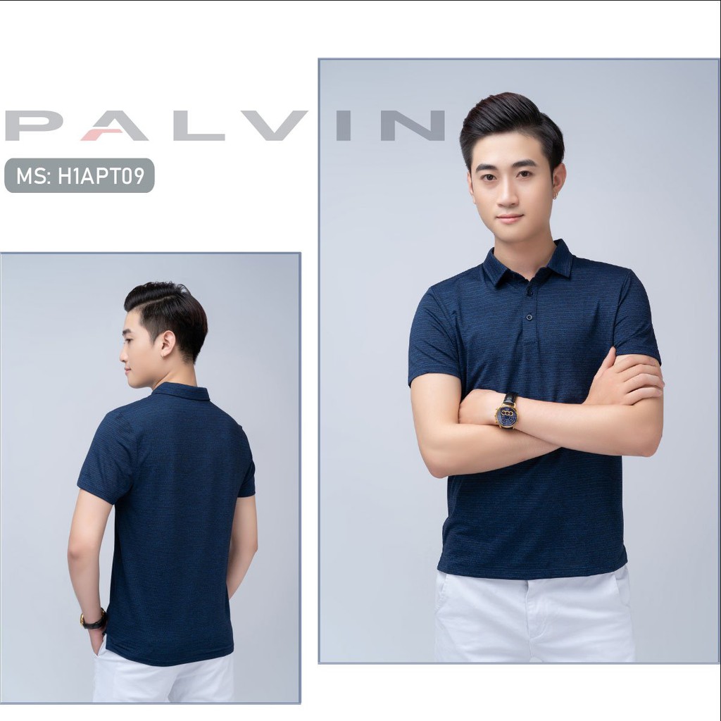 Áo thun Polo nam PALVIN cổ bẻ vải  chất xịn, chuẩn form, sang trọng-lịch lãm_H1APT09 | BigBuy360 - bigbuy360.vn