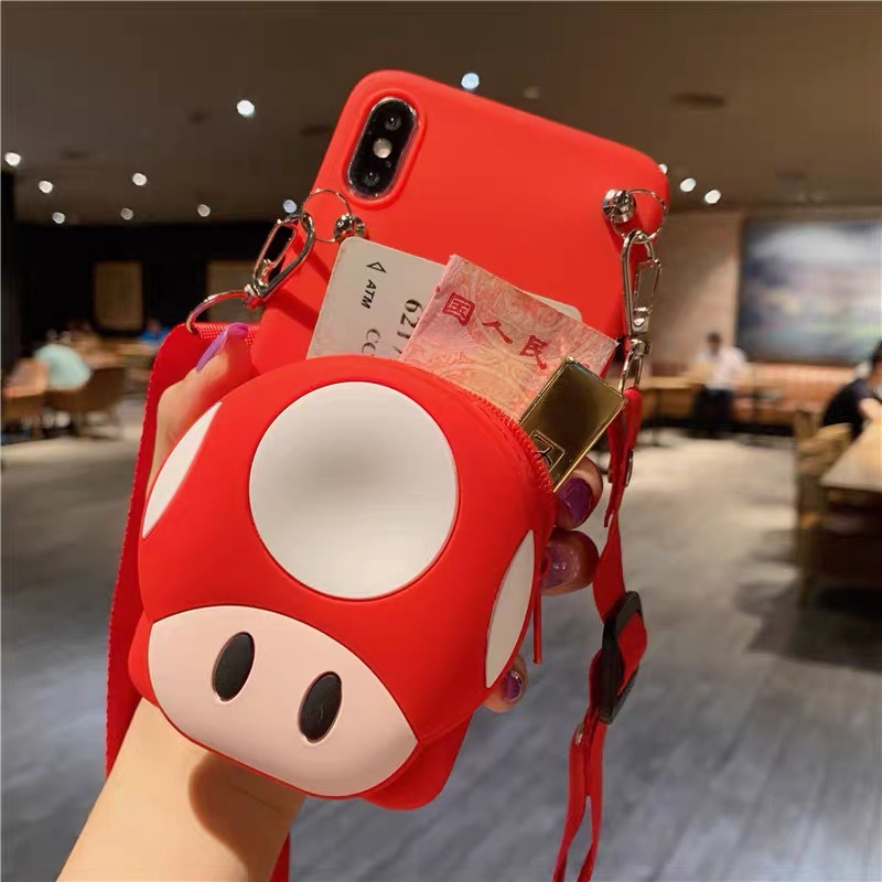 Ốp điện thoại dẻo họa tiết hoạt hình Super Mario kèm giá đỡ cho iPhoneSE 2020 IPhone 6 6s 7 8 Plus 5 5s 5SE 11Pro Max X Xs Max XR