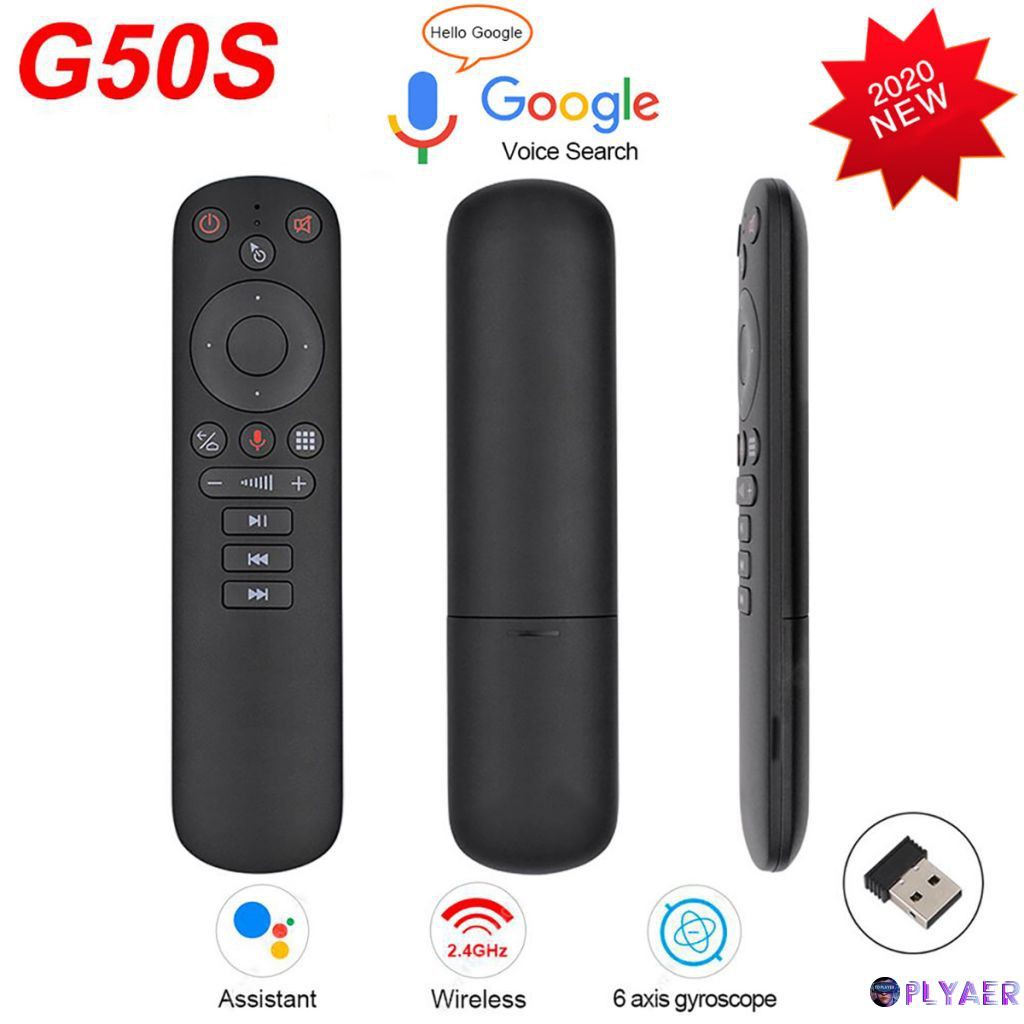 Chuột Bay G50S 2.4g Điều Khiển Bằng Giọng Nói Cho X96 Mini H96 Max X3 Pro Android Tv Box