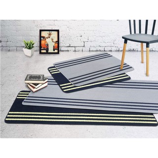 Bộ 2 Thảm Nhà Bếp Carmi Cao Cấp Kích thước 180x50 & 80x50 Cm