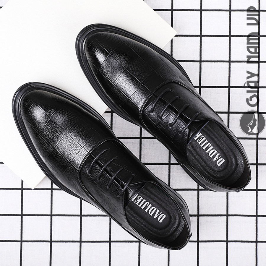 Giày Da Nam Công Sở Hàn Quốc Cao Cấp Da Bò GIAYNAMVIP Giày Nam Đẹp Trẻ Trung Thời Trang GD90