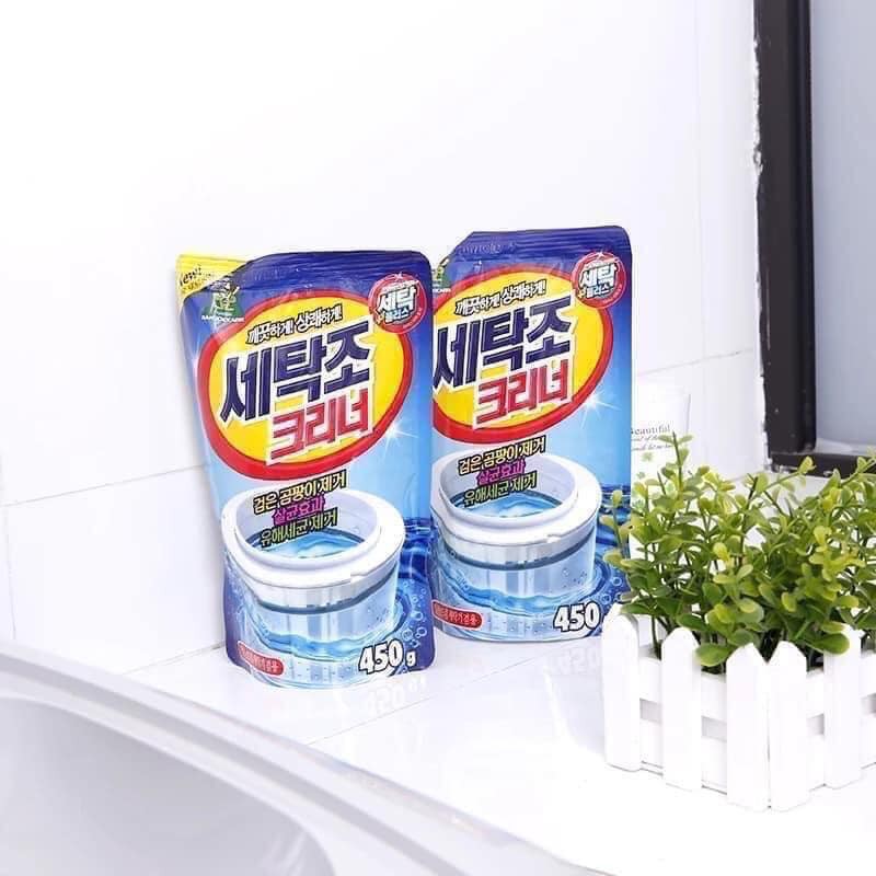 Bột tẩy vệ sinh lồng máy giặt Hàn Quốc gói 450g