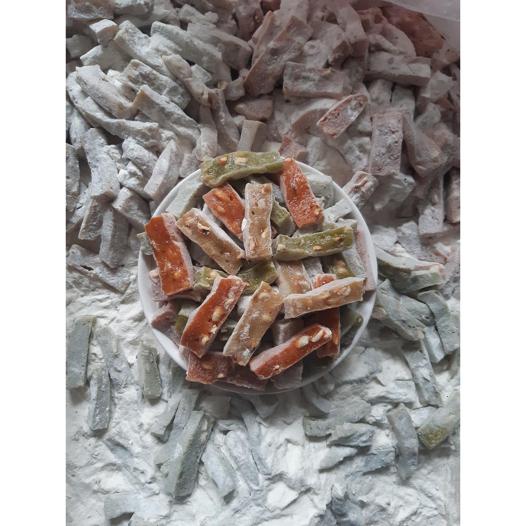 Bánh_Chè_Lam_Mix_Đủ_Vị_Gấc_Lá Nếp_Truyền_Thống_Dẻo
