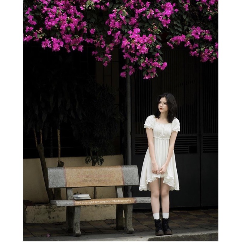 VÁY ĐI CHƠI - LIZZY DRESS - VÁY COTTON HỚT TRƯỚC - V0058 | BigBuy360 - bigbuy360.vn