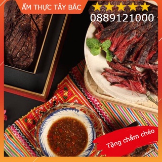 Thịt trâu gác bếp Tây Bắc,Thịt trâu sấy, Tặng chẳm chéo,Thịt ngon không chất bảo quản