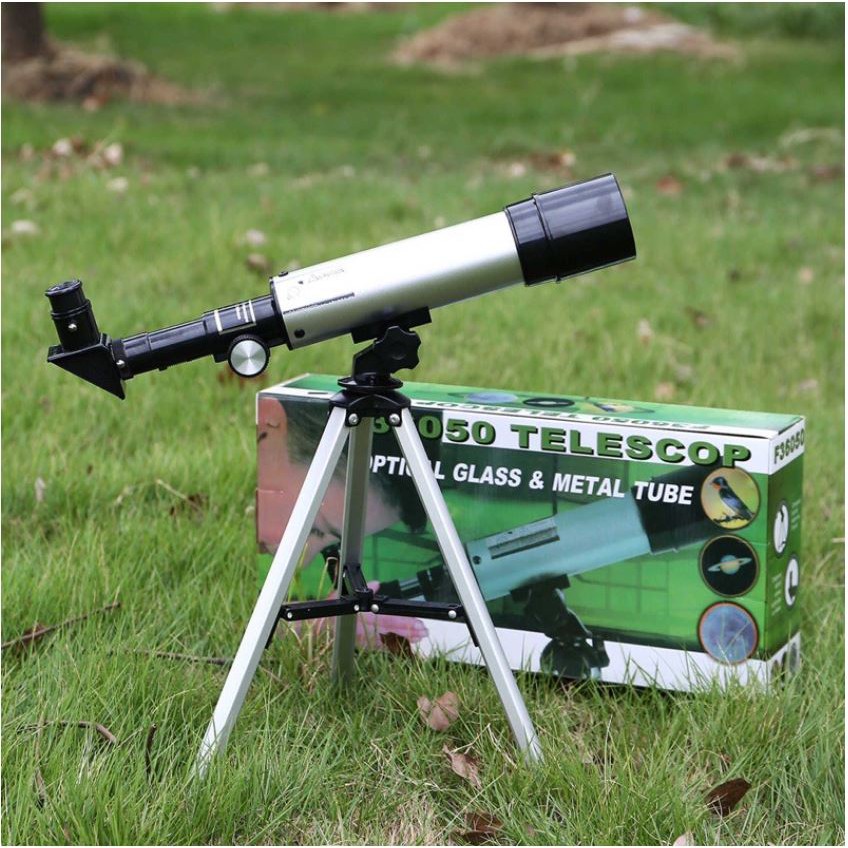 Kính Thiên Văn Telescope F36050 - Kính Khúc Xạ Ngắm Trăng Sao Cực Nét, Du Lịch, Dã Ngoại, Quan Sát Dành Cho Trẻ Em