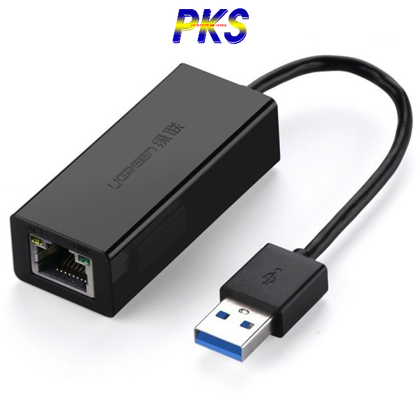Cáp Chuyển USB To LAN 3.0 tốc Độ 10/100/1000Mbps Chính Hãng Ugreen 20255 trắng và Ugreen 20256 đen