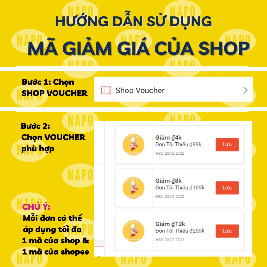 Cơm cháy lắc khô gà lá chanh 100gr Ăn Vặt NAPO thơm ngon đậm vị | BigBuy360 - bigbuy360.vn