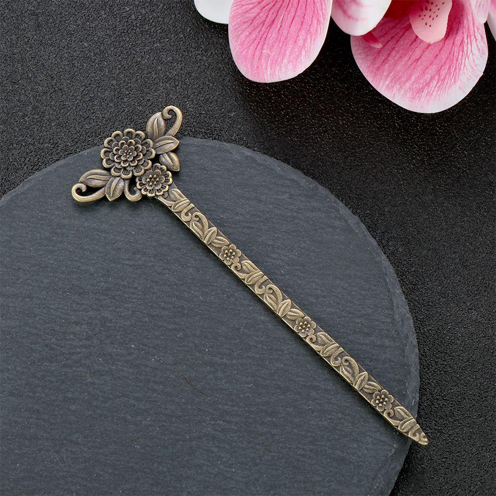 Trâm Cài Tóc Cong Bằng Đồng Phong Cách Vintage Chăm Sóc Tóc