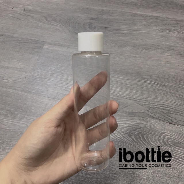 Chai PET trong chiết nước hoa hồng 150ml