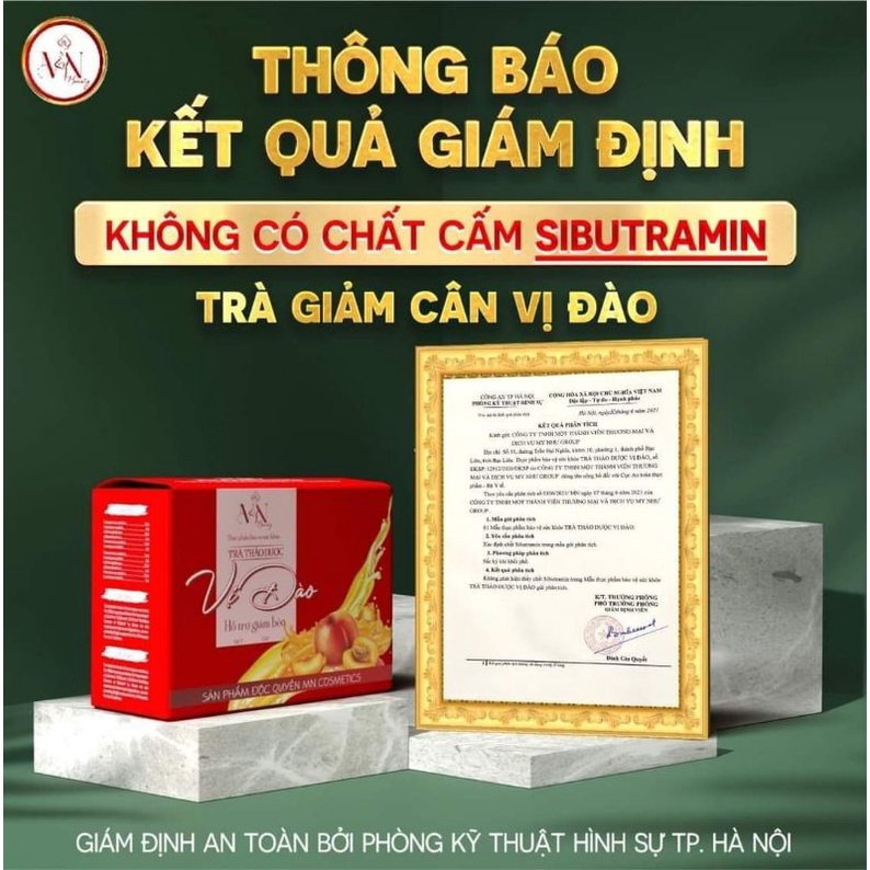 TRÀ GIẢM CÂN VỊ ĐÀO MN GROUP ĐÔNG ANH CHÍNH HÃNG