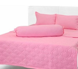 Trọn bộ drap thun màu Hàn Quốc (drap,  2 áo gối, 1 áo gối ôm)
