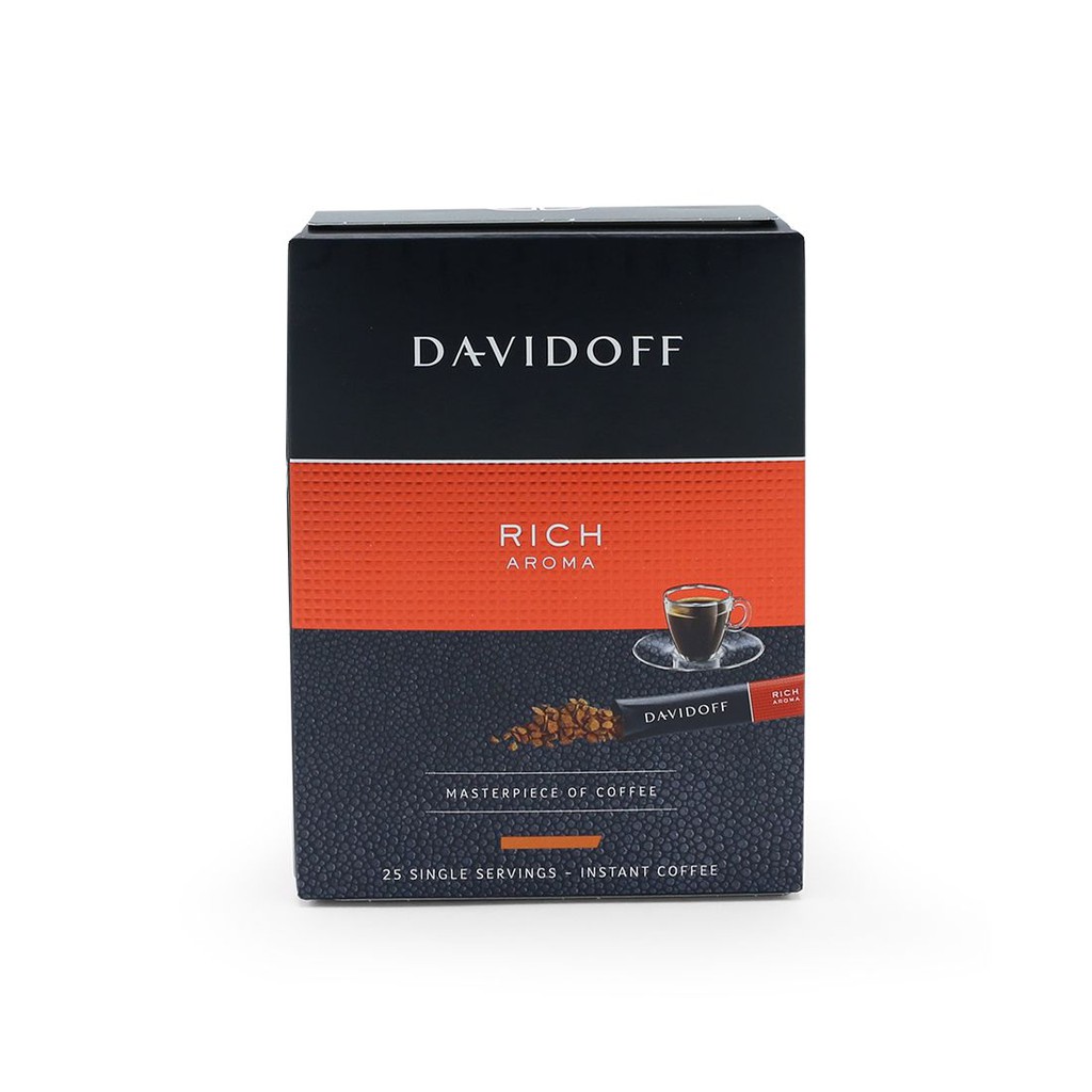 Cà phê hòa tan Davidoff vị Rich Aroma hộp giấy 45gr (25 sticks) | BigBuy360 - bigbuy360.vn