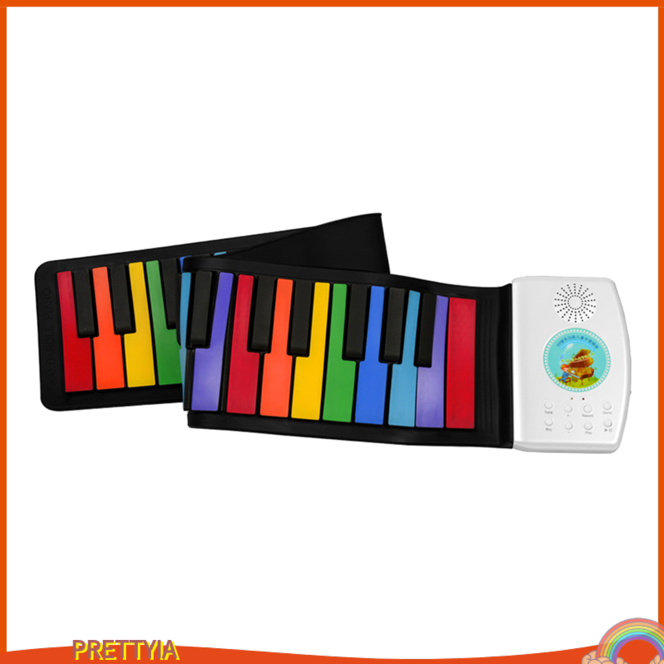 [PRETTYIA]Roll Up Piano Electric Digital Roll Up Keyboard Piano Gifts