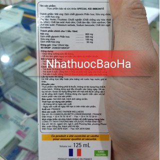 SPECIAL KID IMMUNITE giúp tăng cường sức miễn dịch cơ thể