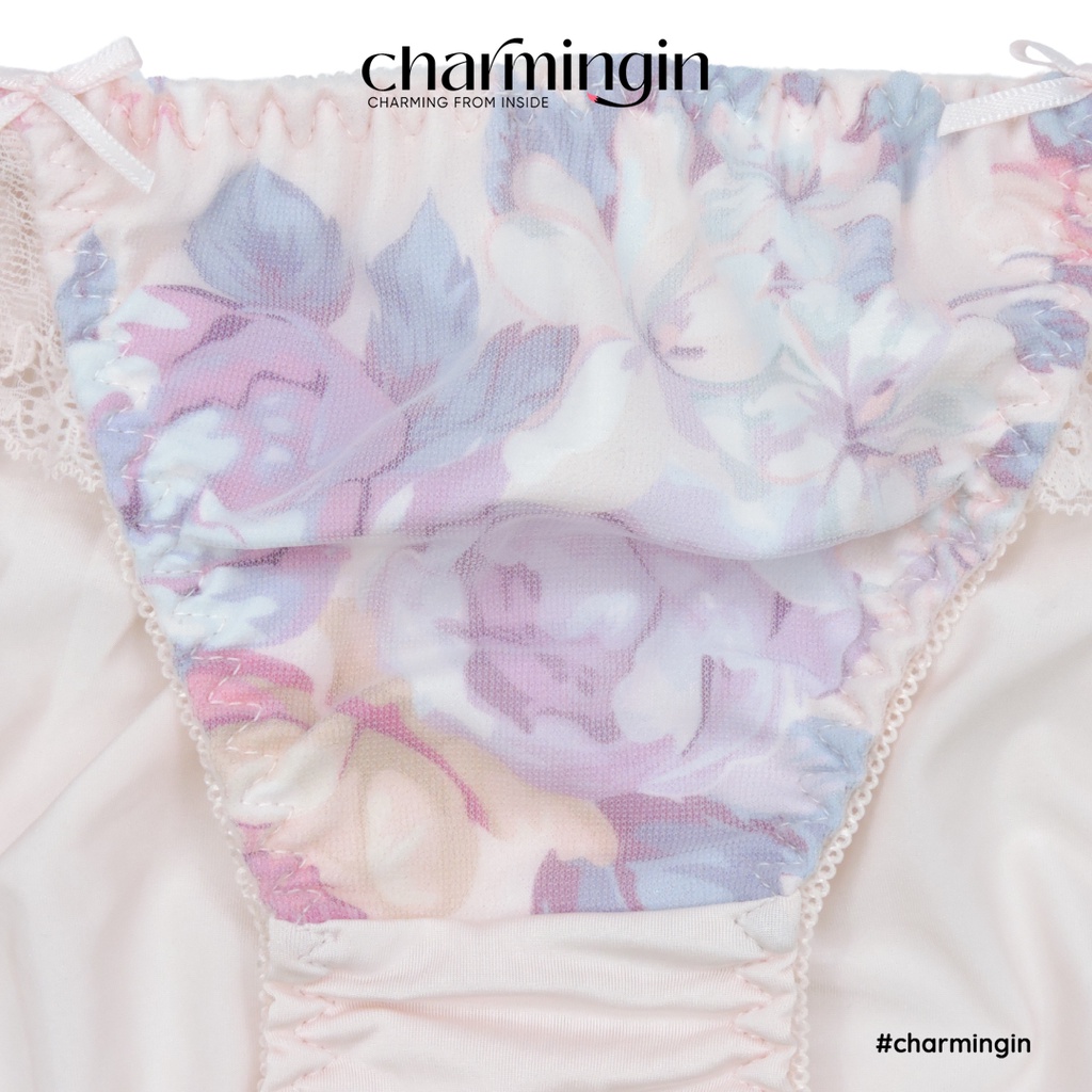 Quần lót cao cấp lưng ren co giãn phối voan hoa thời trang size M, L, LL - QLMF0023