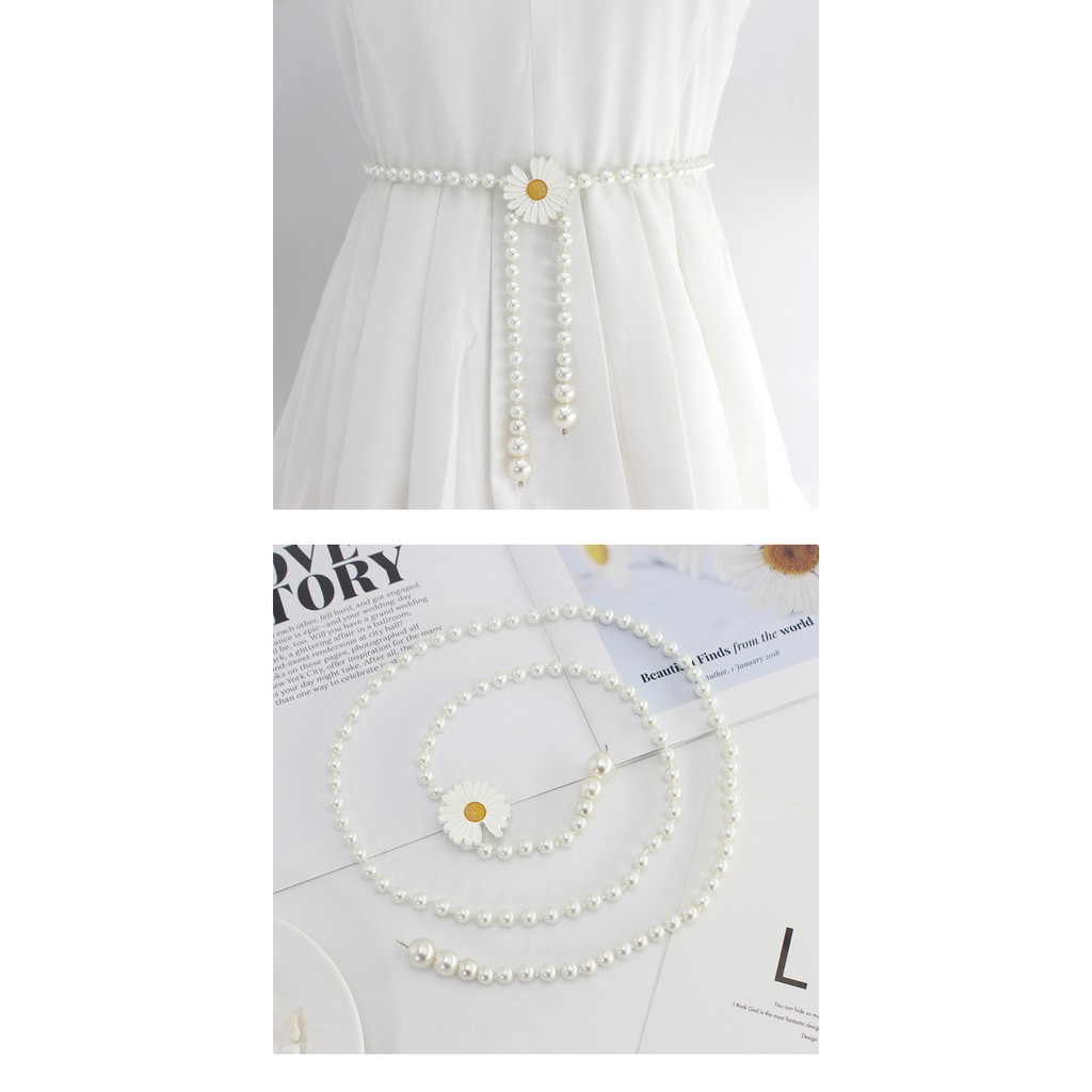 Thắt lưng chuỗi ngọc dễ thương đôi bướm TTL52