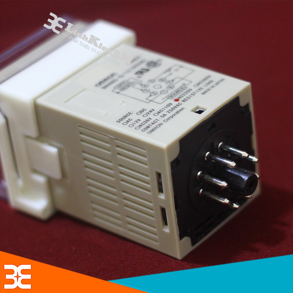 Rơ Le Thời Gian OmRon DH48S-1Z 220VAC 0.01S-99H (1 Cặp Tiếp Điểm)