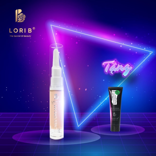 Kem Mụn LoriB Tặng SRM 5ml