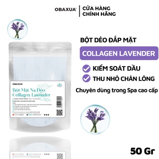  Mặt Nạ Dẻo Collagen Hoa Lavender OBAXUA  Mask bột dẻo hoa oải hương  Kiểm soát dầu thu nhỏ chân lông 
