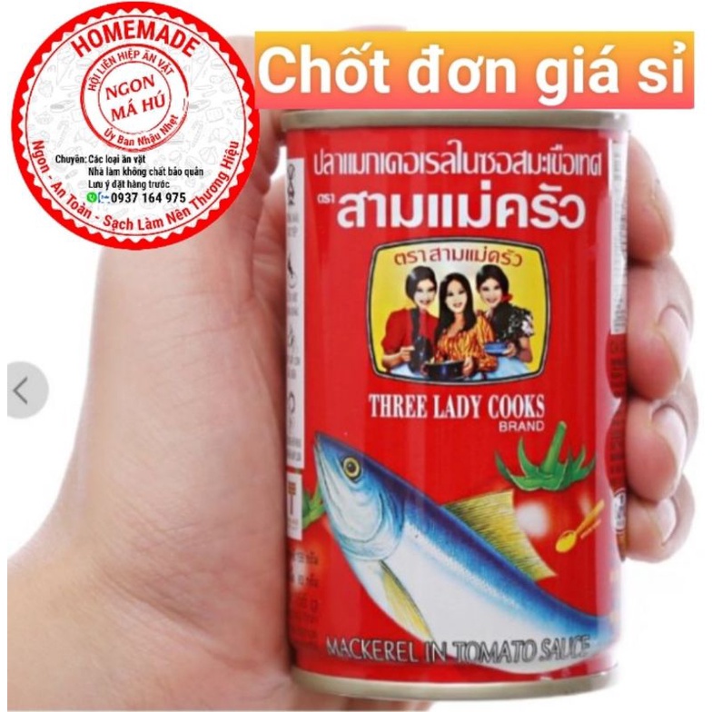 Cá mòi 3 cô gái - Cá nục sốt cà 155g (HSD mới nhất)