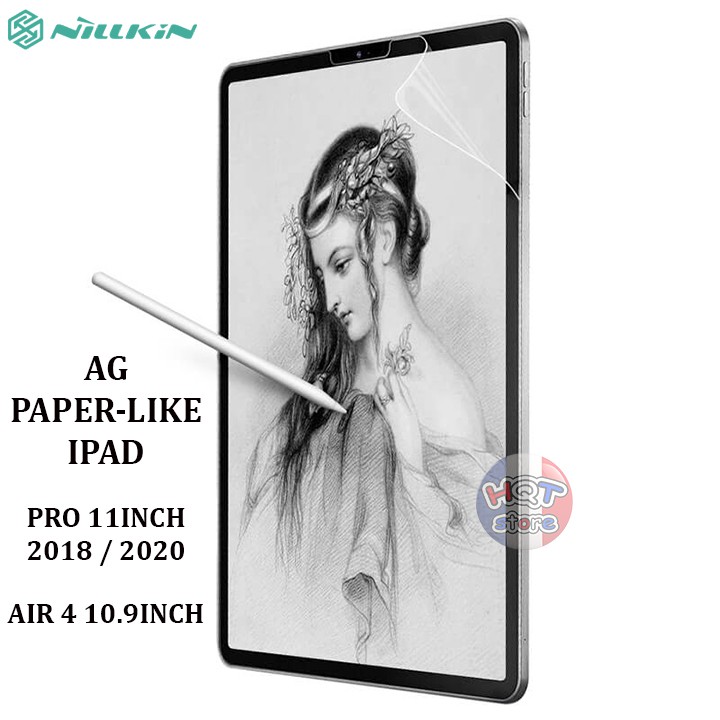 Dán màn hình Nillkin AG Paper-like chống vân tay cho Ipad Pro 11inch 2018 2020 2021 / Air 4 10.9inch 2020