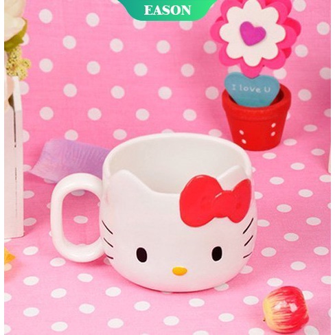 Bộ Cốc Đánh Răng Hình Hello Kitty Đáng Yêu Cho Bé
