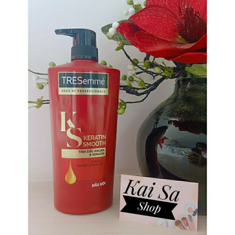 DẦU GỘI TRESEMME - Keratin Smooth Shampoo ( ĐỎ )