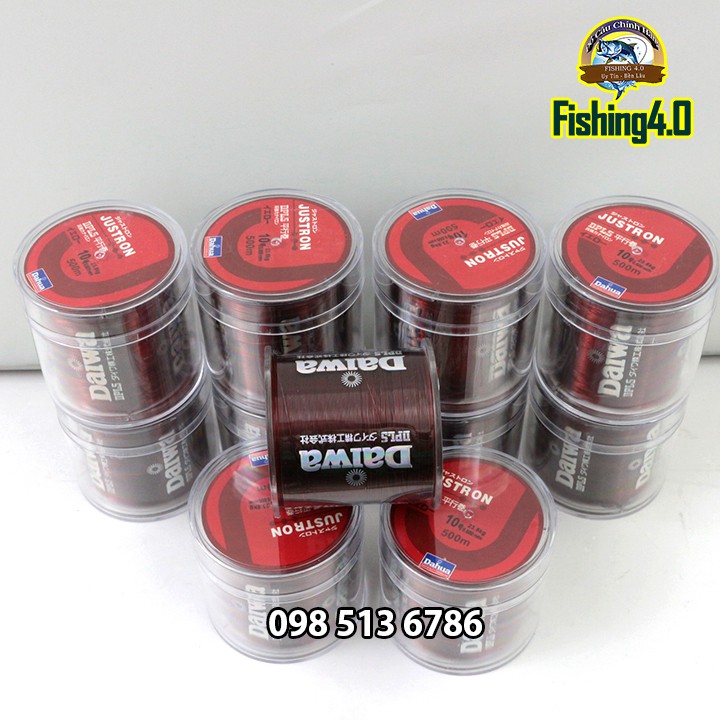 Cước Câu Cá Siêu Bền Daiwa Justron Dài 500m