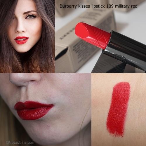 burberry military red lipstick