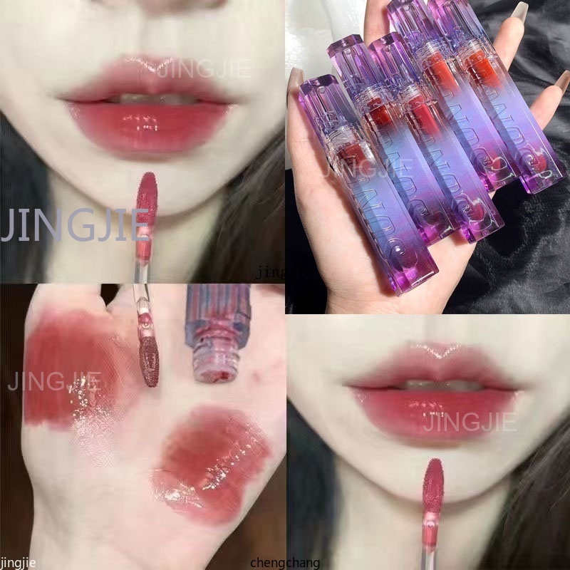 Jingjie VN HELLOSTYLE Dream Son Bóng Thủy Tinh Nước Màu Tím Mật Ong Xám Hồng Trắng Giá Rẻ Cảm Giác Ánh Sáng Giá Rẻ