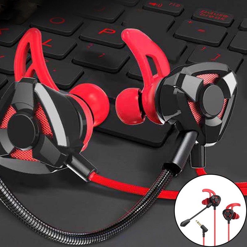 Tai Nghe Gaming G60 Có Dây 3.5mm Kèm Mic Loại Bỏ Tiếng Ồn Có Thể Tháo Rời Chuyên Dụng Cho Chơi Game