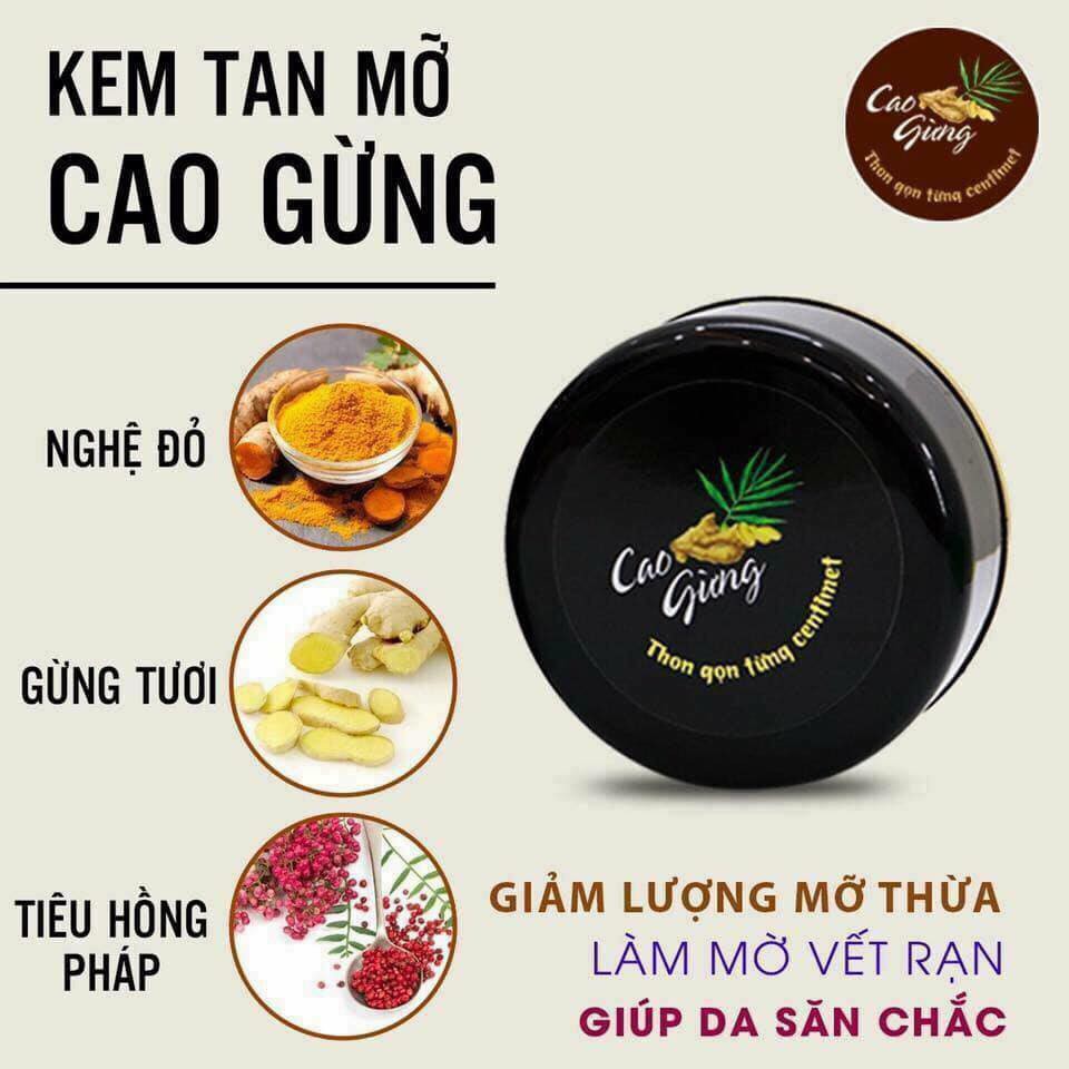 BÁN SĨ CAO GỪNG GIẢM CÂN TAN MỠ SAU SINH THIÊN NHIÊN VIỆT 200G