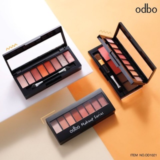 Bảng phấn mắt, má hồng odbo makeup series od1021 thái lan
