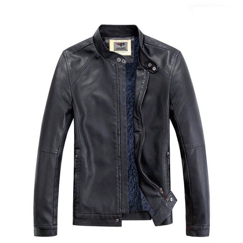 áo da nam lót lông free size