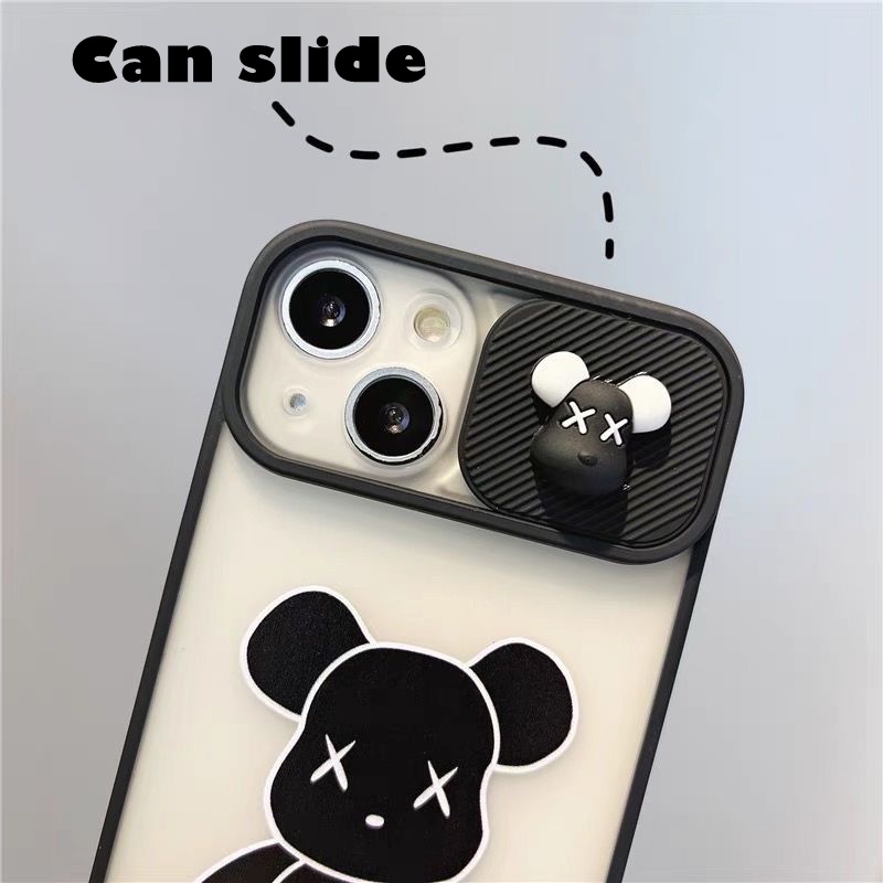 Ốp điện thoại có nắp trượt bảo vệ camera thích hợp cho iPhone 11 12 12Pro 12ProMax 13 13Pro 13ProMax 14Pro 14ProMax