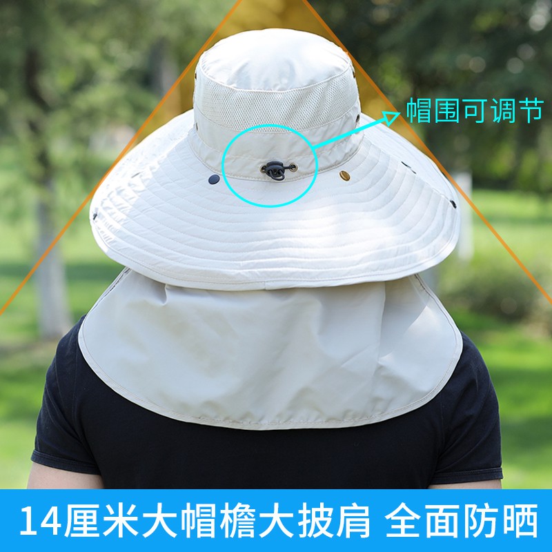 Mũ Vành Rộng Chống Nắng Thoáng Khí Thời Trang Mùa Hè Cho Nam