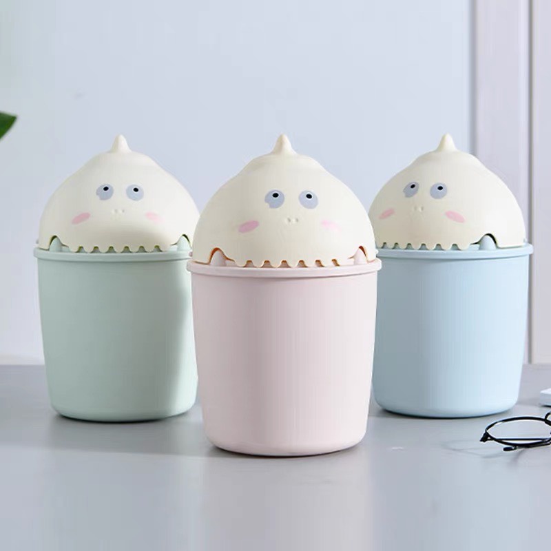 Hộp tiết kiệm, đựng đồ dùng mini nắp lật nhỏ gọn để bàn đa năng tiện dụng siêu dễ thương + kèm sticker