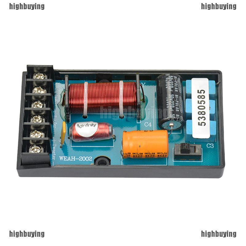 ☼ Hbvn ☼ Bộ Lọc 2 Tần Số 120W 55Hz-20KHz 2 Chiều Cho Loa Xe Hơi