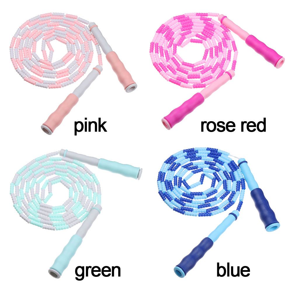 Dây nhảy tập thể dục bằng thiết kế đốt tre nhiều màu sắc có thể điều chỉnh cho người lớn và trẻ em