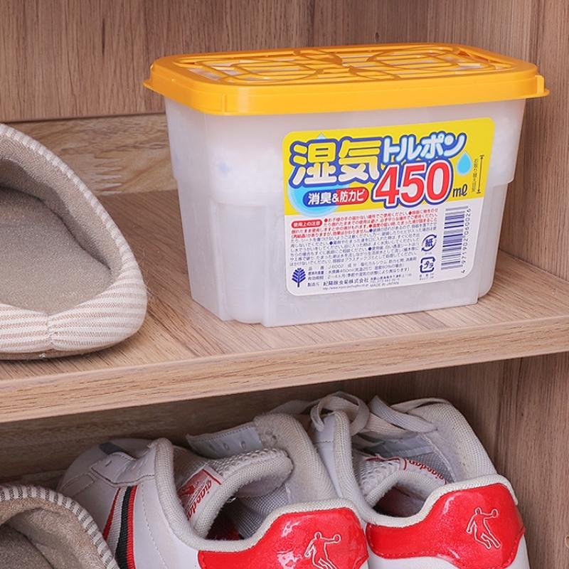 Hộp hút ẩm tủ quần áo, tủ giầy chống nấm mốc, khử mùi 450ml Kokubo hàng nội địa Nhật Bản