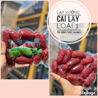 Lạp xưởng tươi cai lậy tiền giang túi 500gr