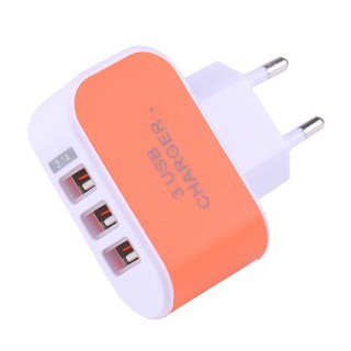 ⛔FREESHIP⛔ Củ sạc 3 cổng USB tích hợp đèn led