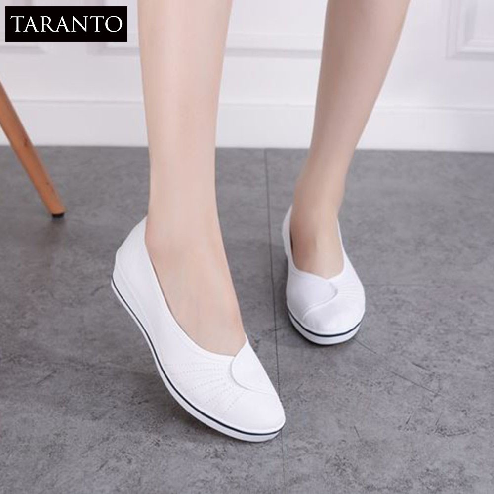 Giày búp bê đi bộ cực êm chân TARANTO TRT-GBBNU-01-TR | BigBuy360 - bigbuy360.vn